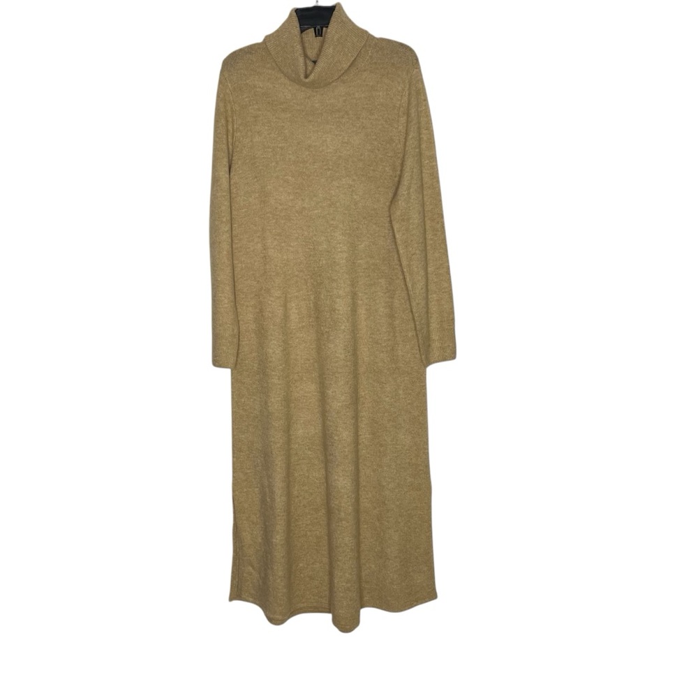 Vince Camuto Cozy Knit Turtleneck Midi Sweater Dress